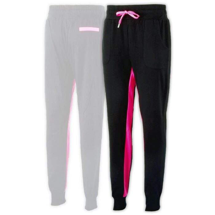Yaki Black & Pink Jogging Trouser - Image 1