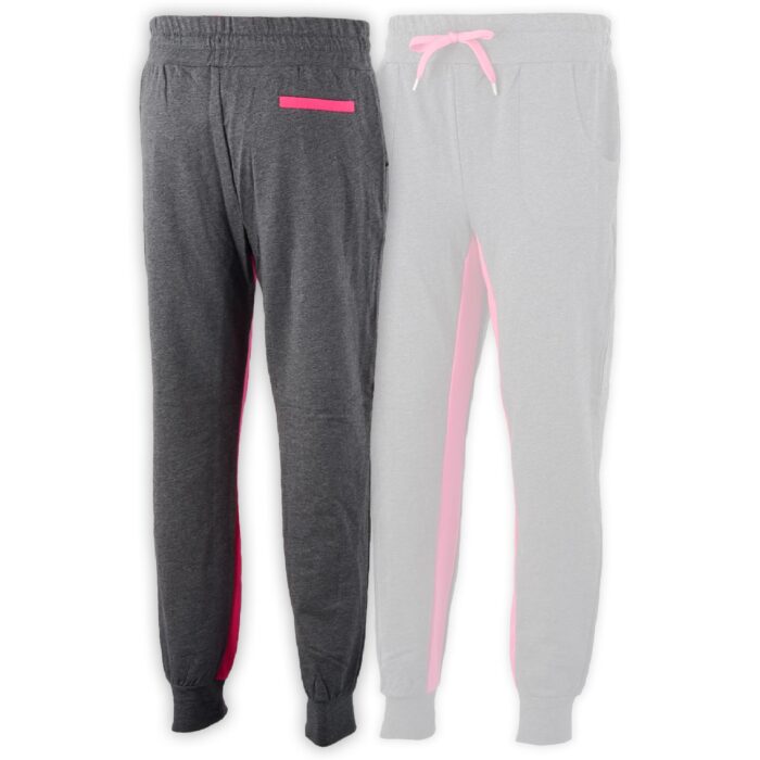 Yaki Gray & Pink Jogging Trouser - Image 2