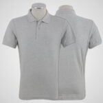 Grey Polo T-shirt - Image 3