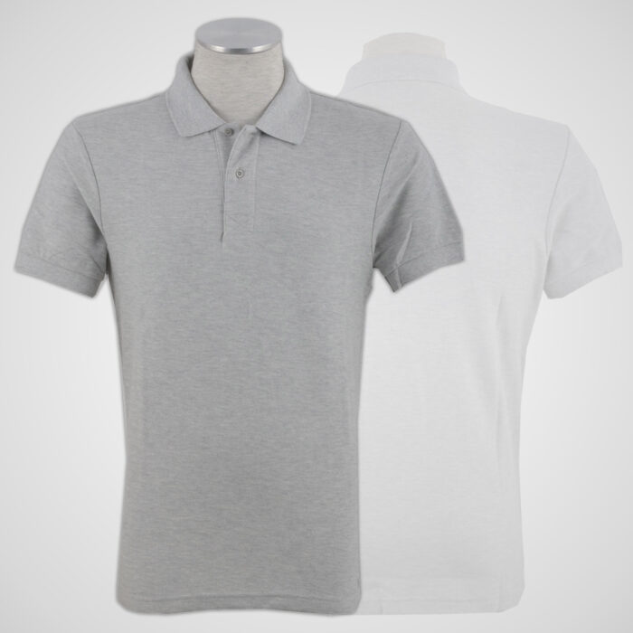 Grey Polo T-shirt - Image 1