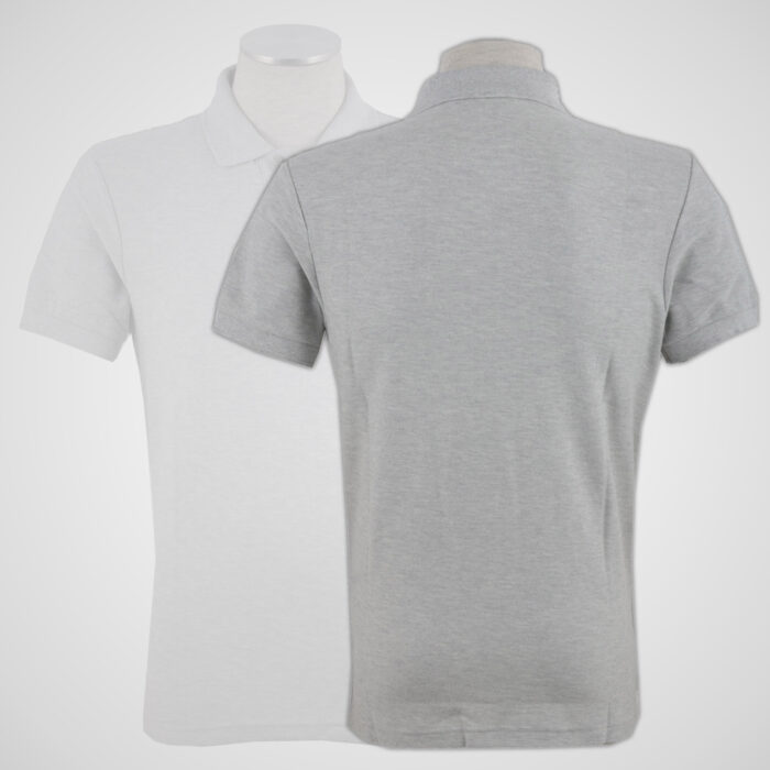 Grey Polo T-shirt - Image 2