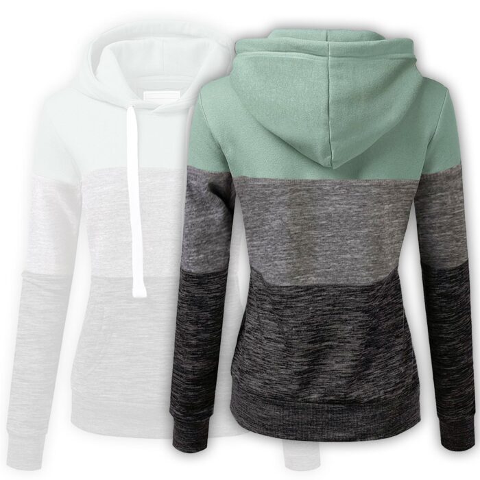 Green-Grey & Black Hoodie - Image 2