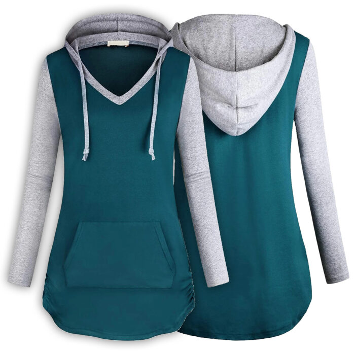Green & White Hoodie - Image 3
