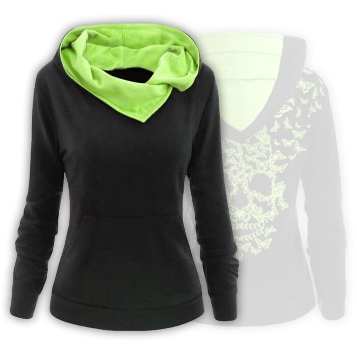 Green & Black Hoodie - Image 1
