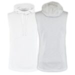 Interrogative White Yaddi Sleeveless Hoodie - Image 2