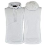 Interrogative White Yaddi Sleeveless Hoodie - Image 3