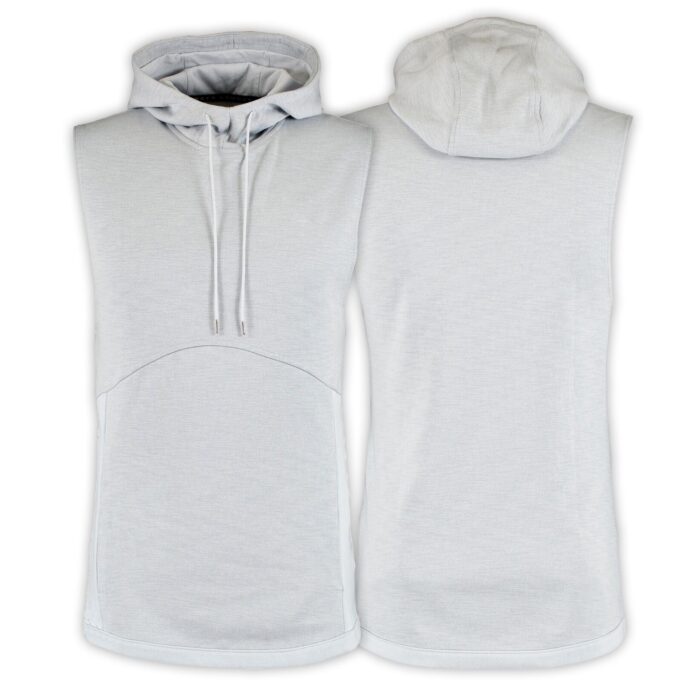 Interrogative White Yaddi Sleeveless Hoodie - Image 3