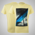 Yellow Printed Cotton T-Shirt - Image 3