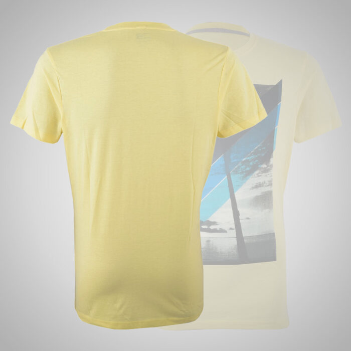 Yellow Printed Cotton T-Shirt - Image 2